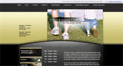 Desktop Screenshot of dodsonfootclinic.com